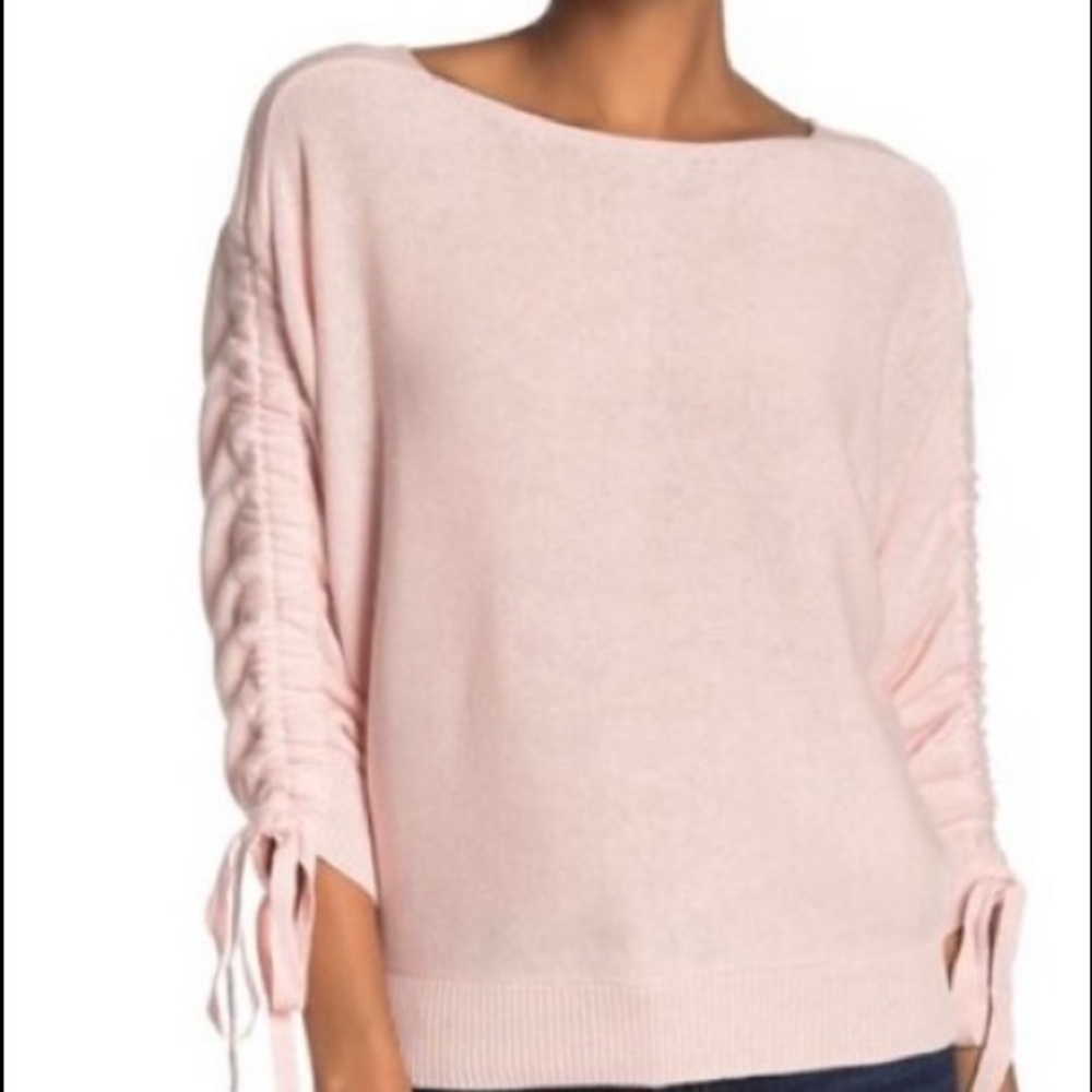 Joie Danee Bow Sleeve Cashmere Blend Sweater size Small